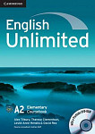 English Unlimited A2 Elementary Coursebook with e-Portfolio DVD-ROM