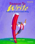 Reason to Write (High-Beginning) Student Book