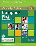 Compact First (2nd edition) Student's Book with Answers with CD-ROM and Testbank