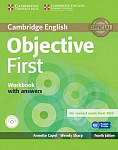 Objective First (4th edition) Workbook with Answers with Audio CD