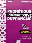 Phonetique Progressive du Francais 2eme edition Intermediaire A2-B2 Livre + CD