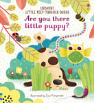 Usborne Little Peep-Through Book Are You There Little Puppy
