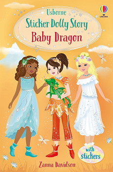 Usborne A Sticker Dolly Story Baby Dragon