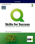 Q Skills for Success Listening and Speaking (3rd Edition) 3 Student Book with iQ Online Practice