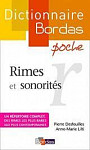 Dictionnaire Bordas poche Rimes et sonorites