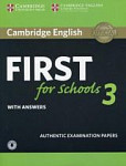 Cambridge English First for Schools 3 Student's Book with Answers and Downloadable Audio