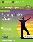 Complete First (2nd edition) Student's Book without Answers with CD-ROM and Testbank