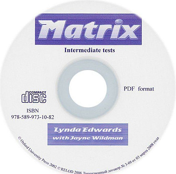 Matrix Intermediate Test CD (PDF format)