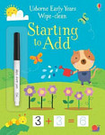 Usborne Early Years Wipe-Clean Starting to Add Age 3-5