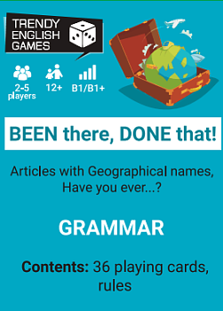 Карточная игра Been There, Done It