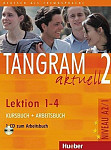Tangram aktuell 2 Lektion 1-4 Kursbuch + Arbeitsbuch mit Audio-CD zum Arbeitsbuch