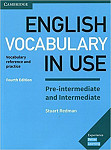 English Vocabulary in Use (4th edition) Pre-Intermediate and Intermediate Book with Answers Vocabulary Reference and Practice