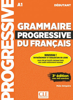Grammaire Progressive du Francais Debutant A1 Livre + Audio + Appli-web
