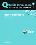 Q Skills for Success Listening and Speaking 2 Teacher's Book with Testing Program CD-ROM