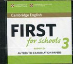 Cambridge English First for Schools 3 Audio CDs