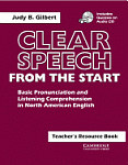 Clear Speech from the Start Teacher's Resource Book with Audio CD