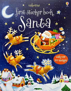 First Sticker Book Santa