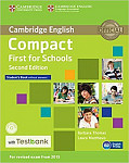 Compact First for Schools (2nd edition) Student's Book Without Answers with CD-ROM and Testbank