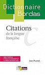 Dictionnaire Bordas Citations de la langue francaise