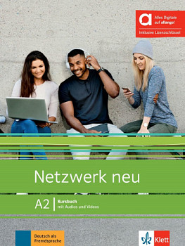 Netzwerk New A2 Coursebook with Audio, Video (Hybrid Edition) with Allango
