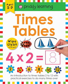 Priddy Learning Times Tables Wipe-Сlean Workbook Ages 5-7