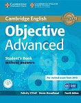 Objective Advanced (4th Edition) Student's Book without Answers with CD-ROM