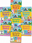 Jolly Phonics Activity Books 1-7 in Precursive Letters