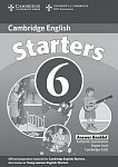 Cambridge Young Learners English Tests 6 Starters Answer Booklet