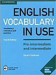 English Vocabulary in Use (4th Edition) Pre-Intermediate and Intermediate  with Answers and Enhanced eBook Vocabulary Reference and Practice