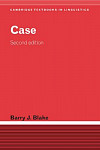 Case (Cambridge Textbooks in Linguistics)