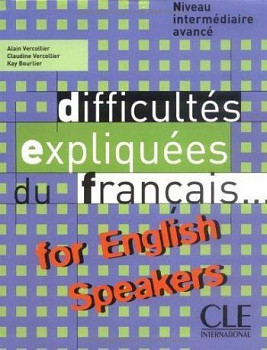 Difficultes expliquees du francais for English speakers Livre