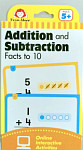 Learning Line Flashcards - Beginning Addition and Subtraction Facts to 10
