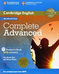 Complete Advanced (2nd edition) Student's Book with Answers with CD-ROM and Class Audio CDs