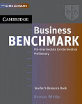 Business Benchmark Pre-Intermediate to Intermediate BULATS & BEC Teacher's Resource Book