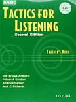 Tactics for Listening (2nd Edition) Basic Teacher's Book with CD Pack