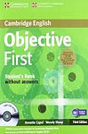 Objective First for Schools (3rd Edition) Student's Book Without Answers With CD-ROM, Practice Test Booklet and Audio CD