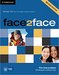 Face2face (2nd Edition) Pre-Intermediate Workbook without Key